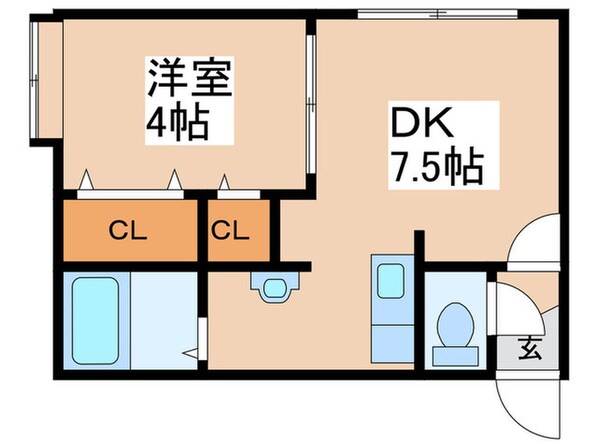 ノ－ススタ－３０３の物件間取画像